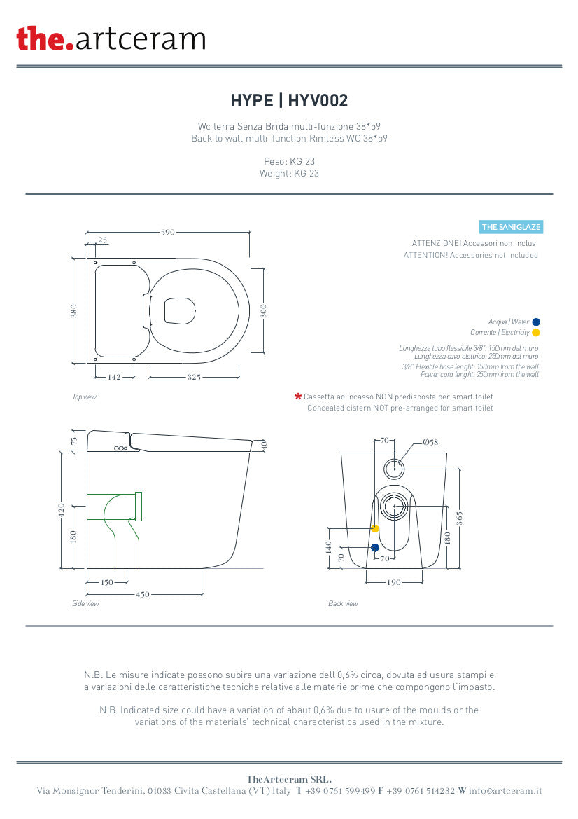 Vaso a Terra Senza Brida Multifunzione Hype