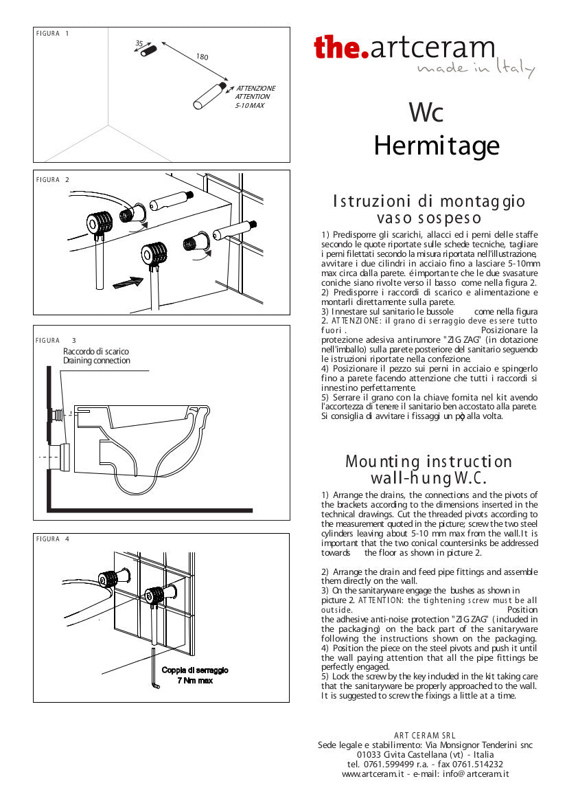 Vaso sospeso Hermitage