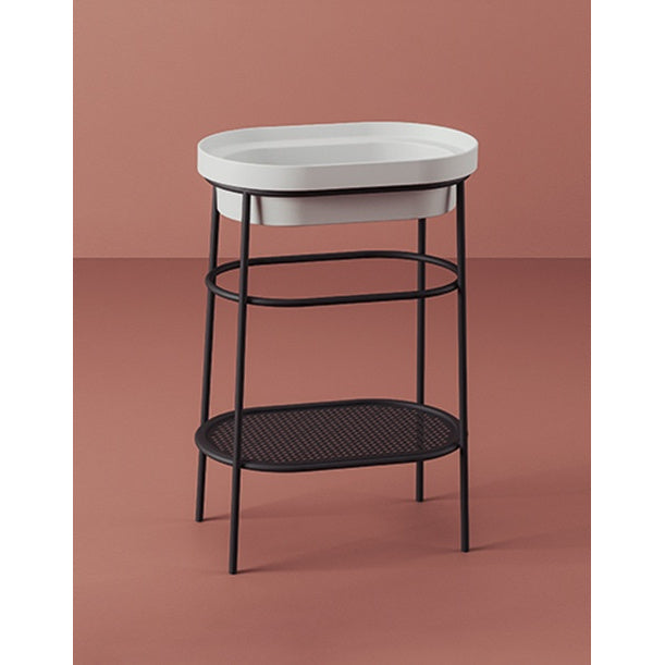 Structure pour lavabo ovale 36,5 x 58,6 cm h83 Hors échelle