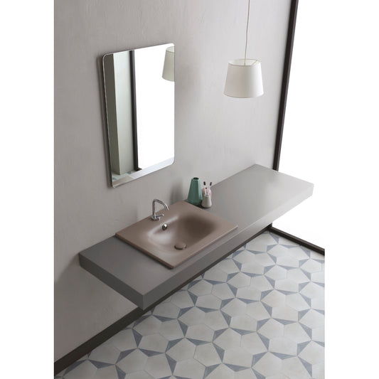 Lavabo da incasso 61x46x h 16,8 cm Soft