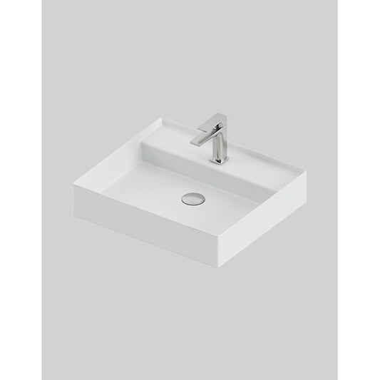 Lavabo suspendu/à poser 55 x 48 cm à marches