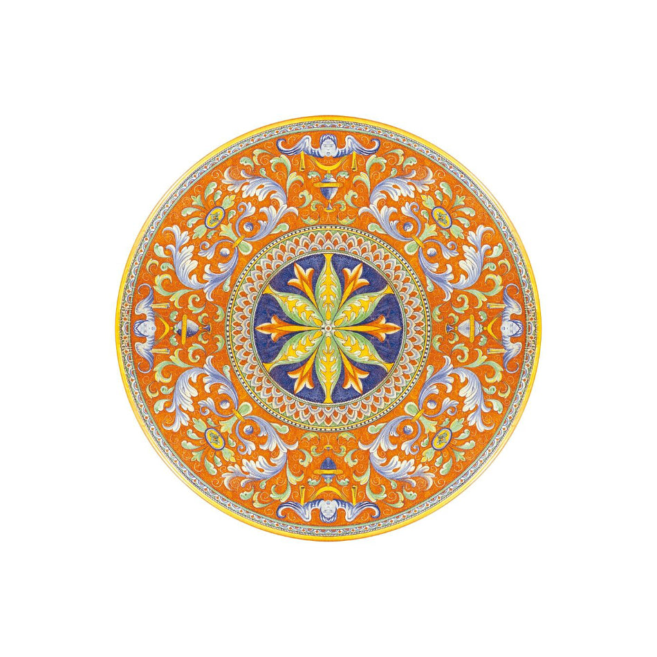 Runder Lavasteintisch von Deruta Antico