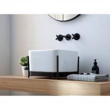 Lavabo con struttura Ibrido Quadro