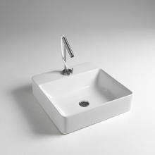 Lavabo Quadrato cm 50x50 con Foro Rubinetto Slim