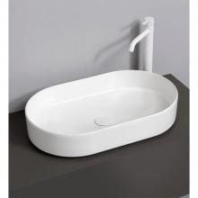 Lavabo appoggio ovale cm 60x36 Blade Ovale