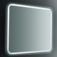 Specchio filo lucido con sabbiatura perimetrale retro illuminata