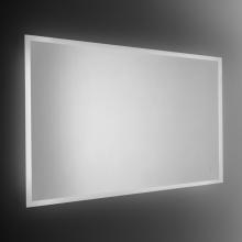 Specchio filo lucido 60x80, sabbiatura e illuminazione perimetrale.