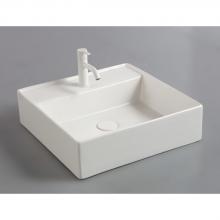 Lavabo appoggio/sospeso cm 46x46 Like