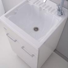 Mobile lavanderia due ante con vasca in ABS cm 50x50xH89 Medusa