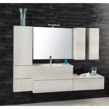 Composizione bagno Sospeso Unika 185 olmo bianco