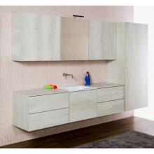 Composizione bagno/lavatoio sospesa cm 270 Unika