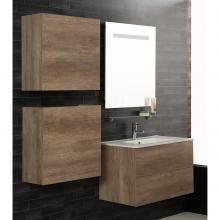 Composizione bagno sospeso Unika 160 olmo naturale