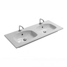 Consolle doppia vasca cm 121x51.5 Elite