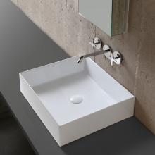 Lavabo sospeso cm 45x38 Elegance Squared