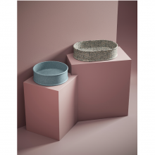 Lavabo appoggio tondo diam.44 cm Atelier Marmi & Graniglie