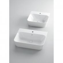 Lavabo sospeso/appoggio con foro Build