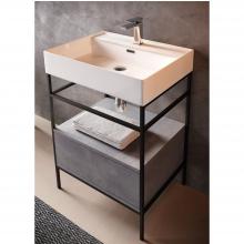 Lavabo appoggio/sospeso cm 46x51 Faster Kiub