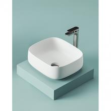 Lavabo appoggio 46x41 cm Cognac Quadro