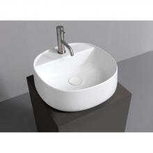 Lavabo da appoggio con foro cm 42x42 Jumper 42