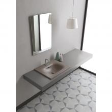 Lavabo da incasso 71x46x h 16,8 cm Soft