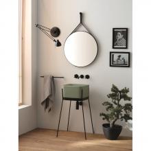 Lavabo con struttura Ibrido Quadro Edera Opaco