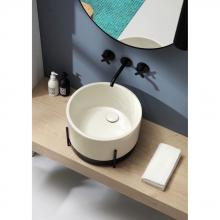 Lavabo con struttura Ibrido Tondo Franciacorta