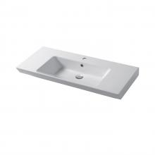 Lavabo appoggio/incasso cm 106 Edge