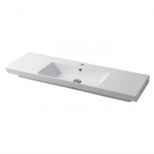 Lavabo appoggio/incasso cm 120 Edge