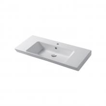 Lavabo appoggio/incasso cm 91 Edge