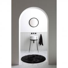 Lavabo con struttura Ibrido Tondo Bianco