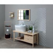 Lavabo in ceramica cm 60x50xh30 Tina