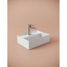 Lavabo sospeso/appoggio cm 38x27 Scalino