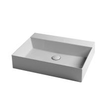 Lavabo Appoggio/Sospeso cm 60x45 senza foro Elegance Squared