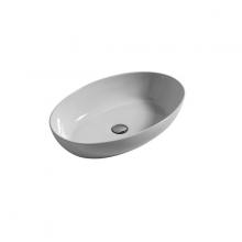 Lavabo ovale da appoggio cm 62x42 Treja