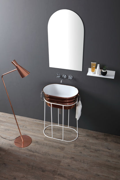 STRUTTURA DA TERRA ALTA IN METALLO TINOZZA