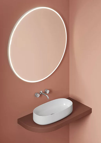 Lavabo Appoggio 68x35 Cognac Marmi & Graniglie