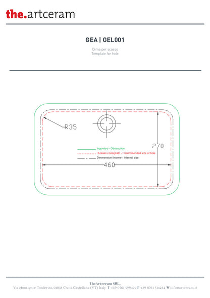 Lavabo Sottopiano Gea