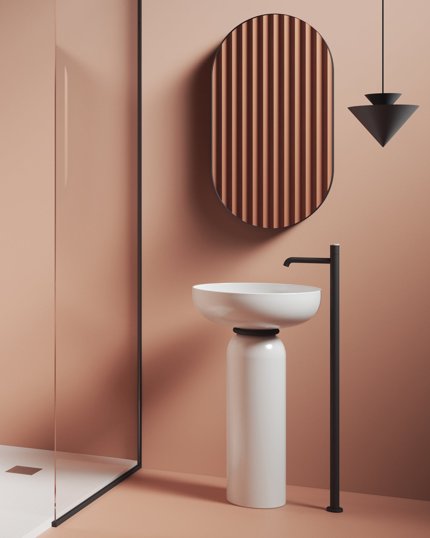 Colonna diam. 50 cm per lavabo Jolie