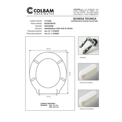 Copriwater Compatibile Novecento