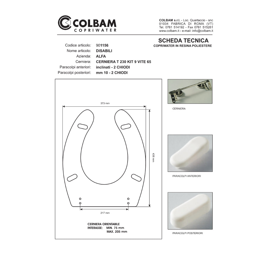 Copriwater Compatibile Disabili