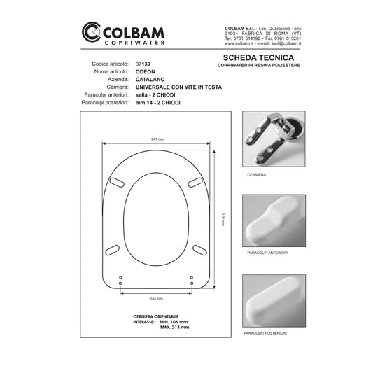 Copriwater Compatibile Odeon
