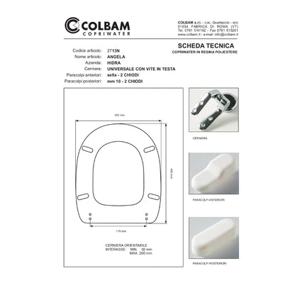 Copriwater Compatibile Angela