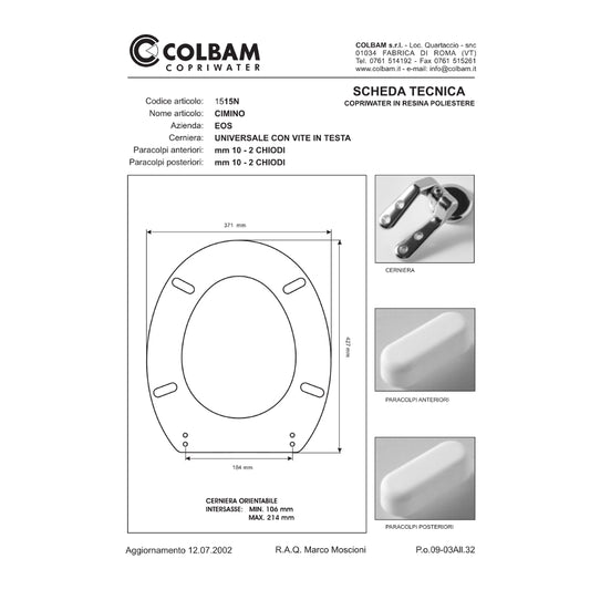 Copriwater Compatibile Cimino