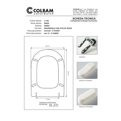 Copriwater Compatibile Onda