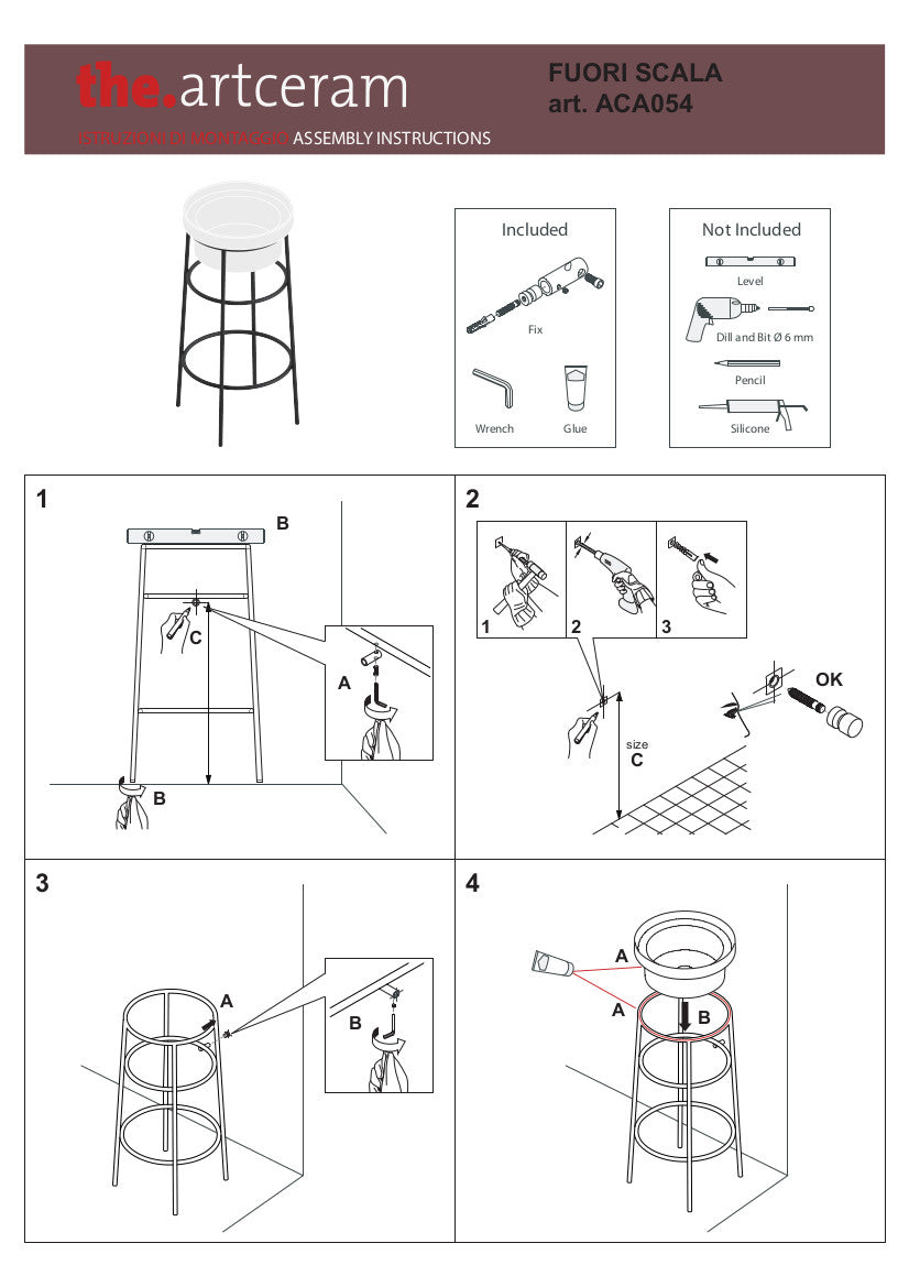 Rundes Waschbecken mit 40 cm Durchmesser, nicht maßstabsgetreu