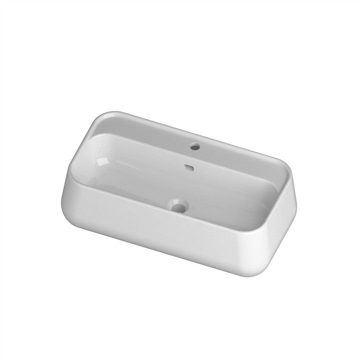 Lavabo à poser ou suspendu 80 cm