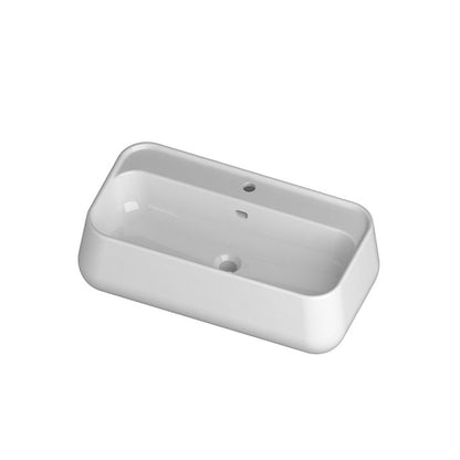 Lavabo à poser ou suspendu 80 cm