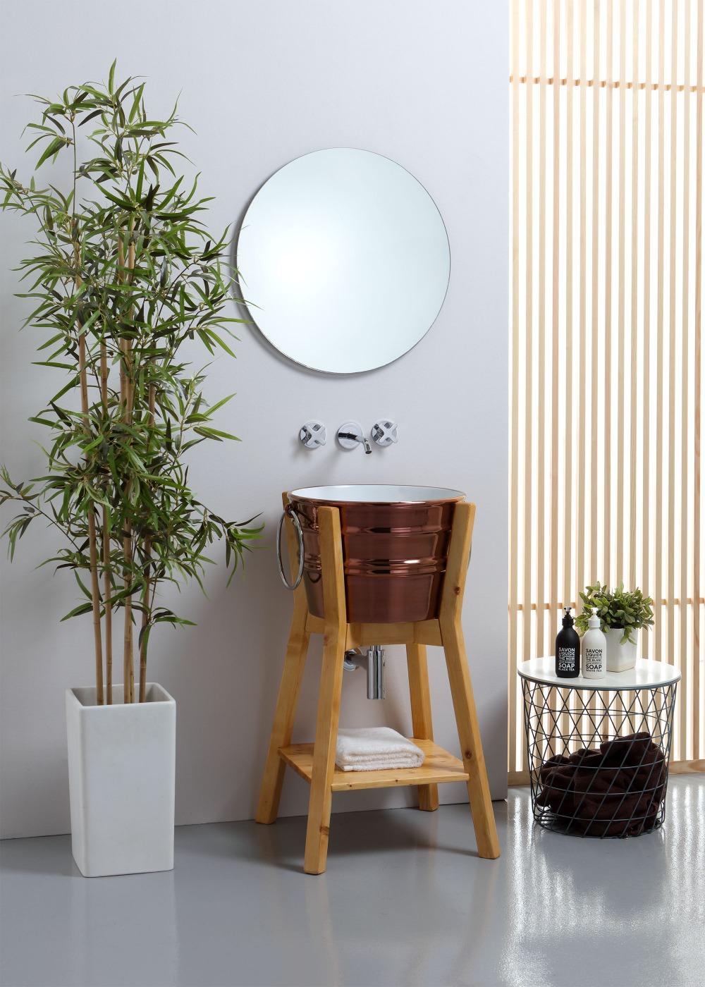 LAVABO CERAMICA 46.5 CM BACILE