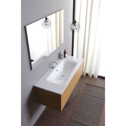 Lavabo encastré 121 x 51 x h 16,8 cm Doux