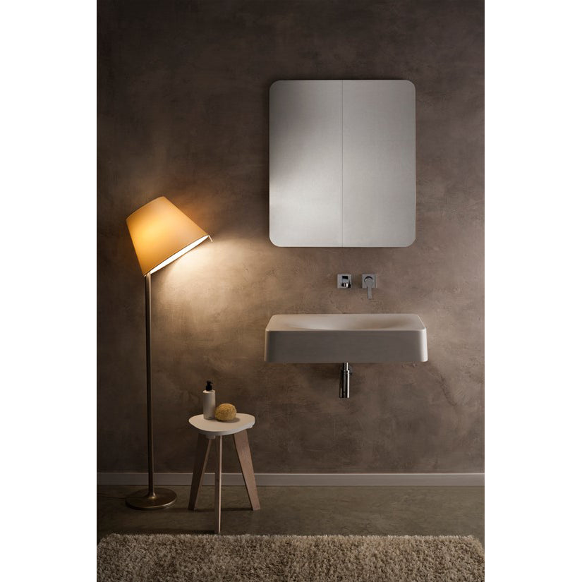 Lavabo appoggio/sospeso Fuji senza foro